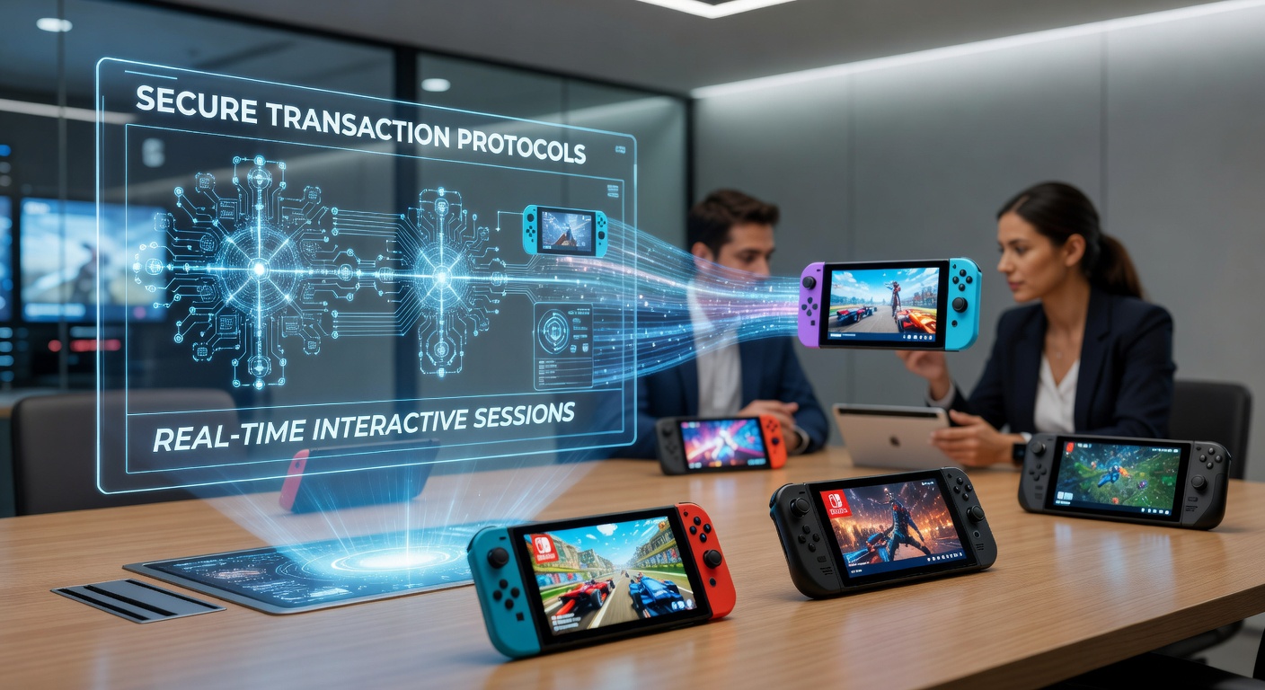 Secure mobile gaming interface showing encrypted transaction flows during live sessions