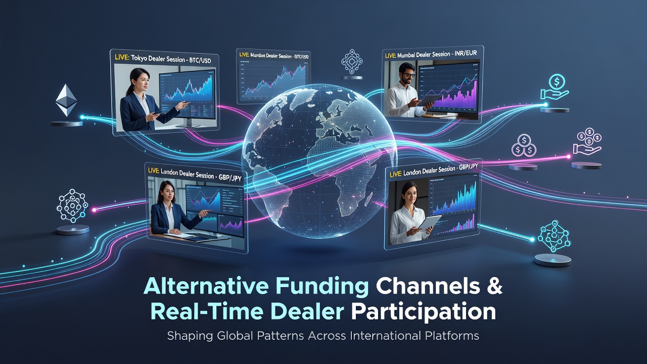 International live dealer platforms showing diverse payment interfaces for real-time gaming sessions