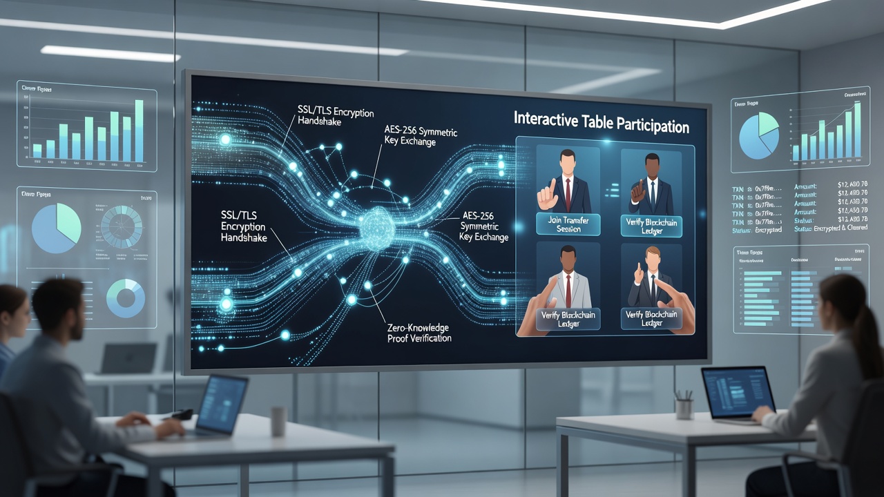 Live interactive gaming tables connected through encrypted multi-region networks