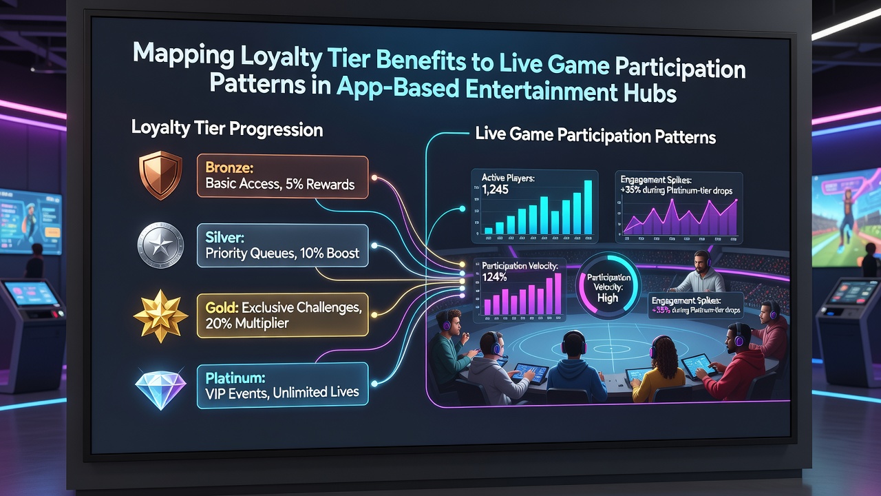 Analytics dashboard displaying loyalty tier correlations with live dealer participation rates