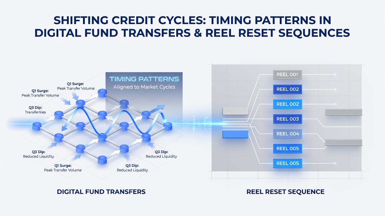 Chart illustrating credit cycle timing overlaid with reel reset markers from October 2026 platform data