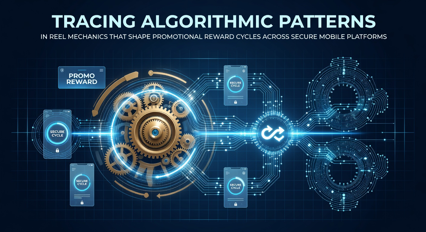 Illustration of mobile slot reel mechanics and algorithmic reward cycle patterns on a secure smartphone interface